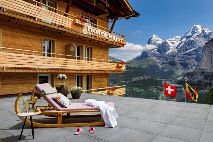 Hotel Eiger, wellness terrace